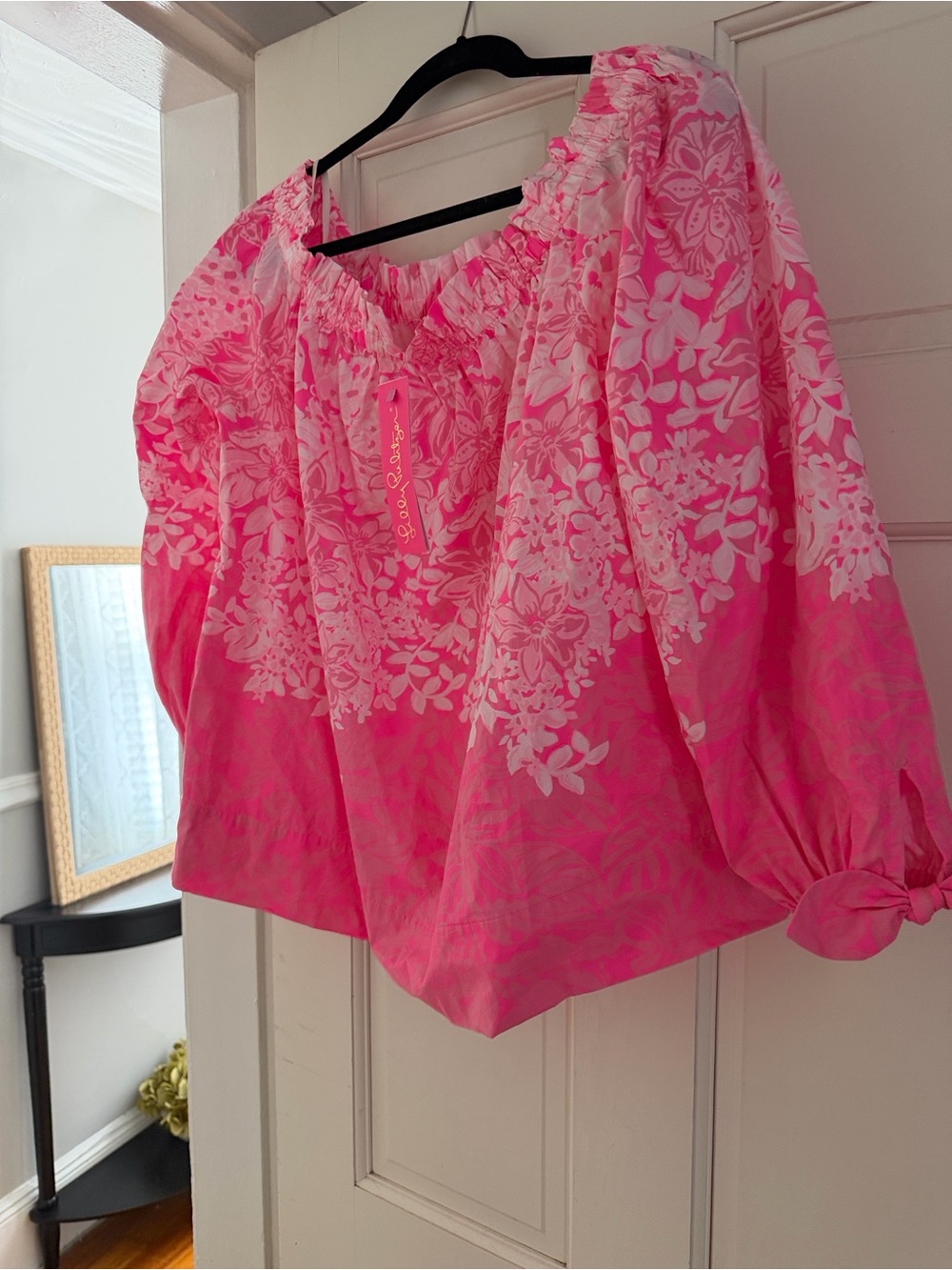 Lilly Pulitzer Jamilynne Off-Shoulder Blouse - Picture 9 of 9